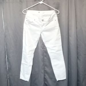 RSQ white ankle jeans